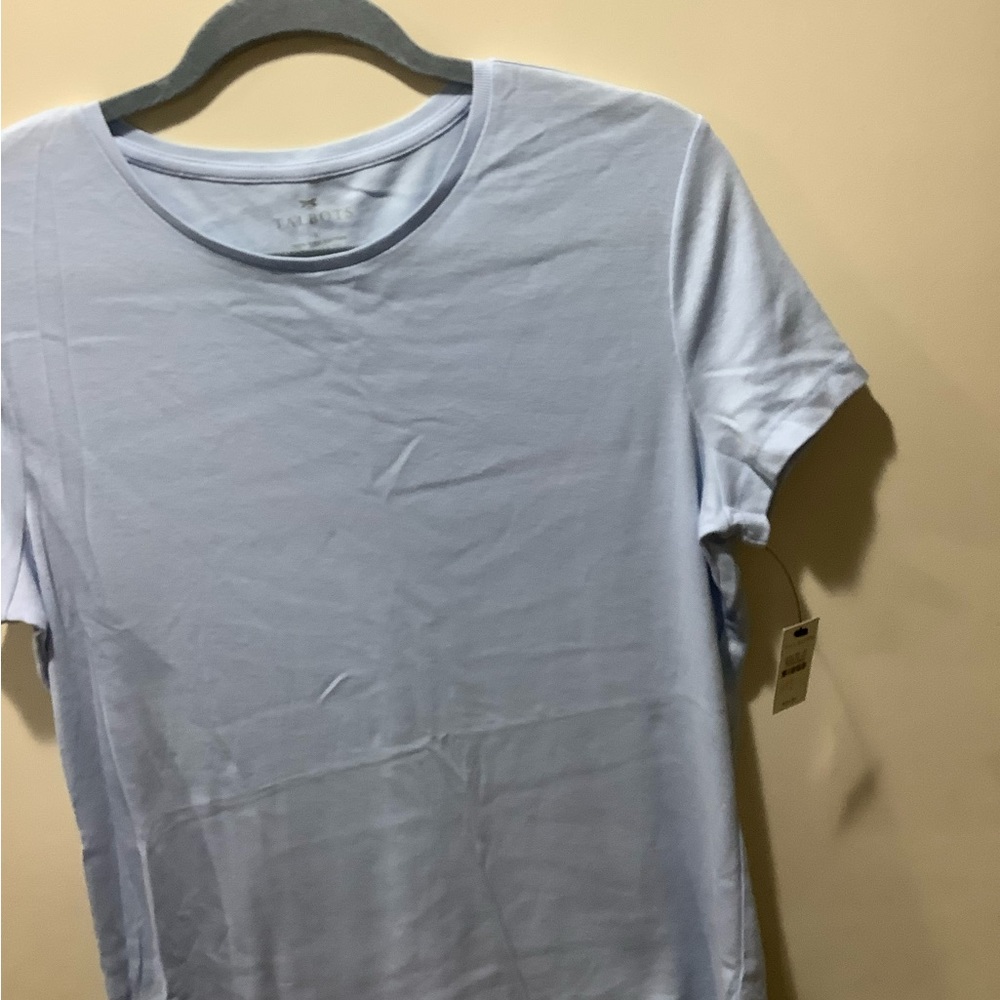 Soft baby blue Talbots Tee